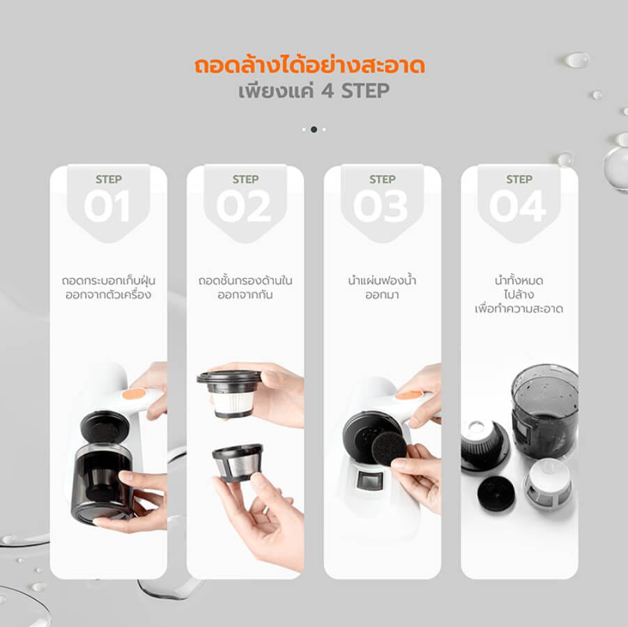 เครื่องดูดไรฝุ่น SCE PLUS รุ่น MR1 สีขาว_4